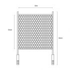 Grelha para Churrasqueira Moeda Inox 55 x 50 - Weber