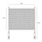 Grelha para Churrasqueira Moeda Inox 60 x 40 - Weber